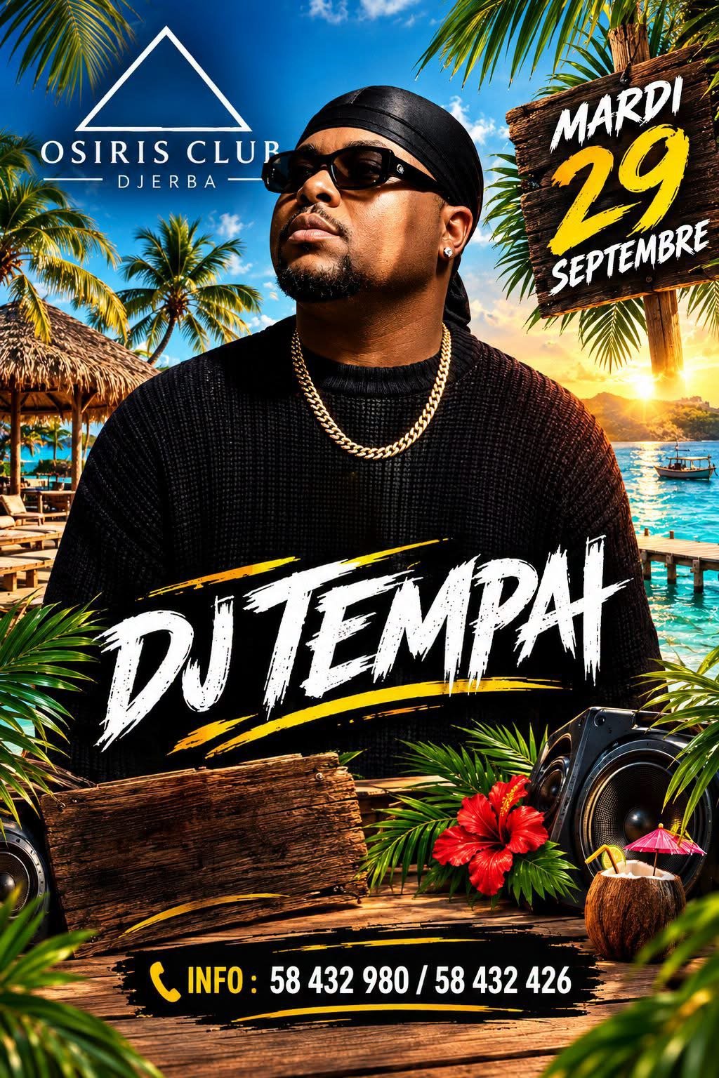 Osiris Club Djerba : Dj Tempah