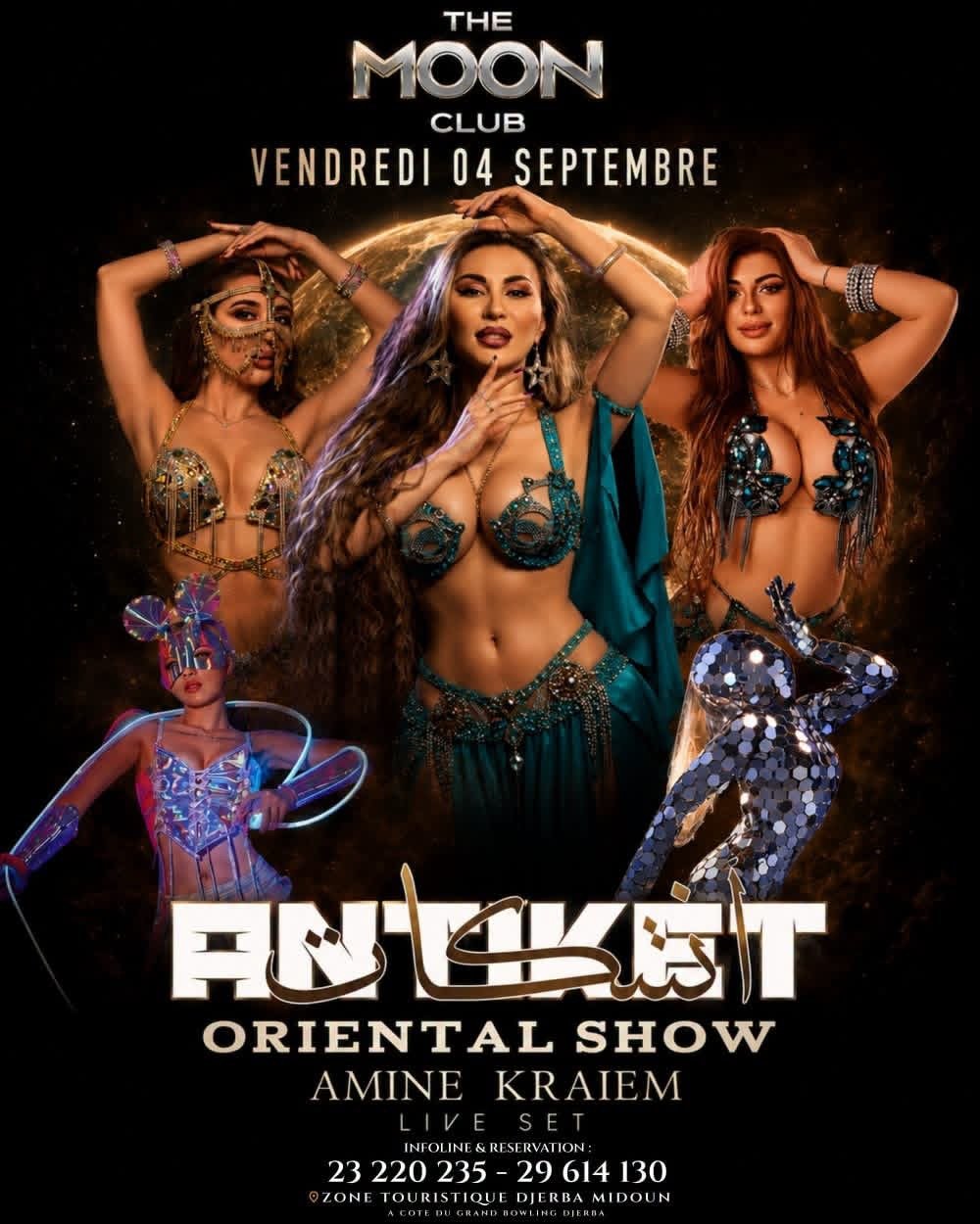 The Moon Club Djerba : Antiket - Oriental Show